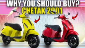 भारतीय मार्केट मे पहली बार Ola और Honda को बराबरी का टक्कर देने आया Bajaj Chetak Scooter