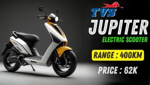 TVS Jupiter Electric Scooter will be launched in early 2025 to compete with Ola with 150KM range.